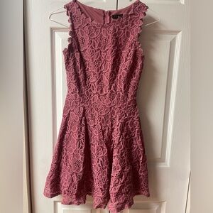 CITY STUDIO Embroidered Sleeveless Short Fit + Flare Dress Size 3